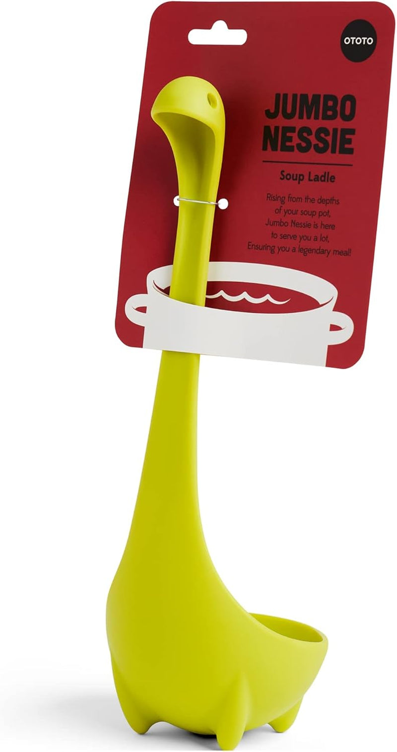 Original Nessie Soup Ladle - Unique Loch Ness Design Kitchen Utensil, Ideal Cooking Gift for Moms and Women