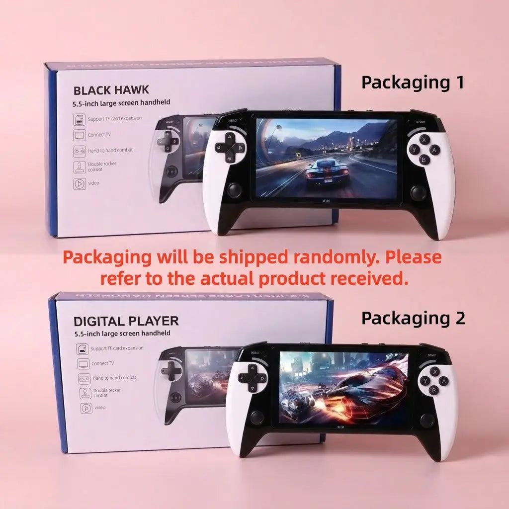 X9 Handheld Game Console, Wireless Portable Console, Digital Console, 5.5 Inch HD Screen, Retro Gaming, Home Relaxation, Friend Gathering, Christmas Gift, Valentine'S Day Present