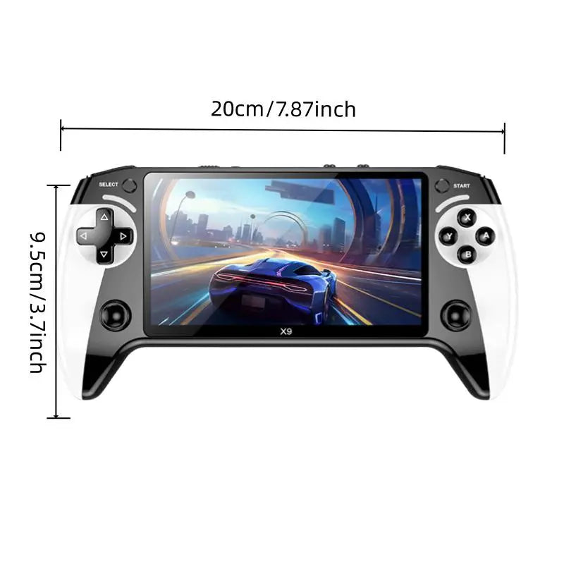 X9 Handheld Game Console, Wireless Portable Console, Digital Console, 5.5 Inch HD Screen, Retro Gaming, Home Relaxation, Friend Gathering, Christmas Gift, Valentine'S Day Present